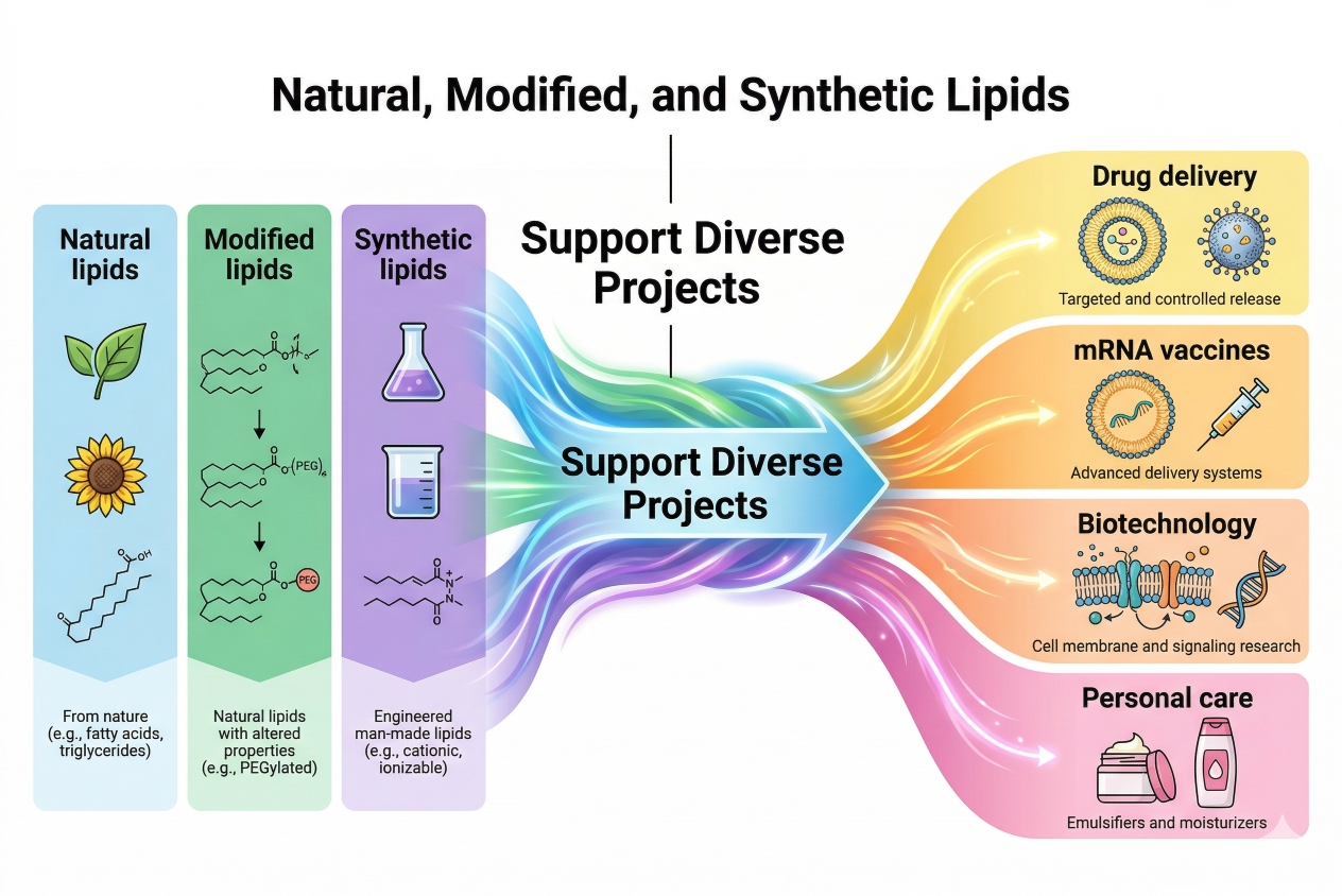 Your Guide to Natural, Modified & Synthetic Lipids