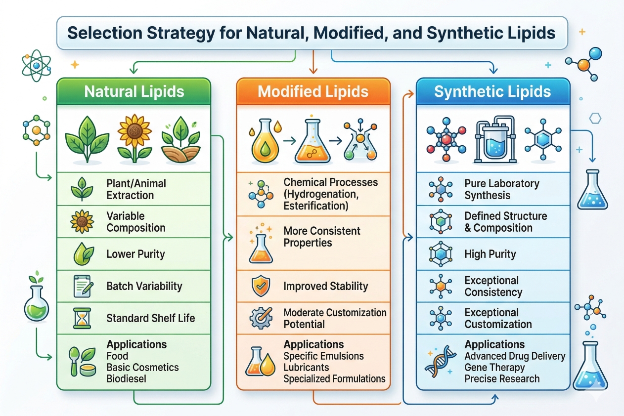 lipid selection for projects