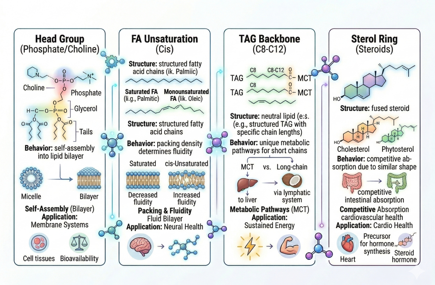 lipid structural elements