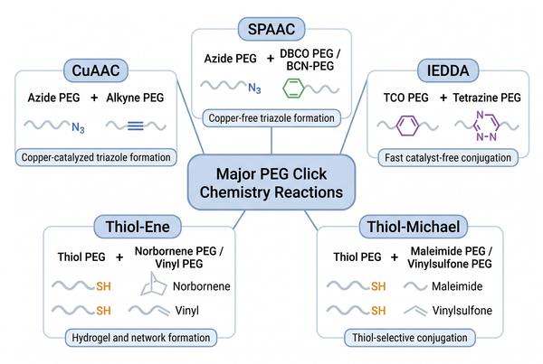 PEG Click Chemistry Reactions: Mechanisms, Reagents, and Selection Guide