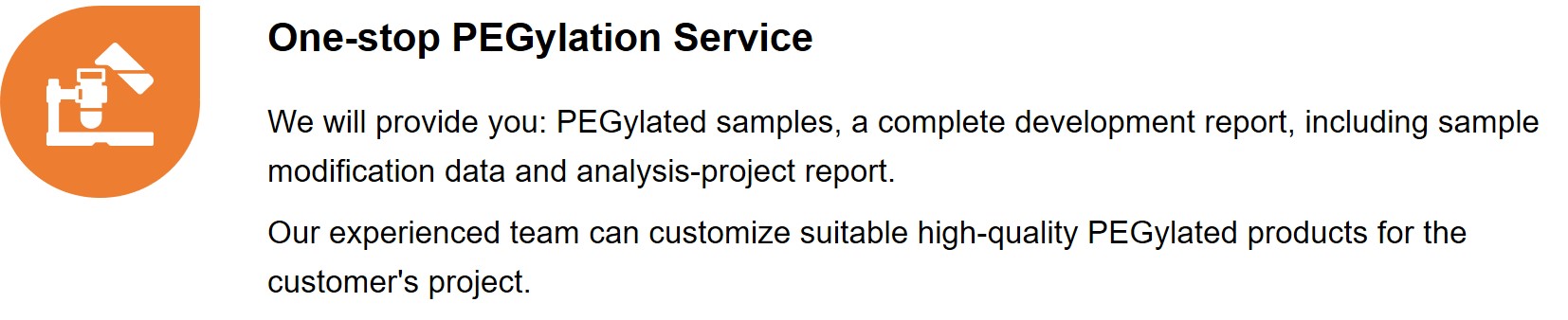 PEGylation Service Model 1